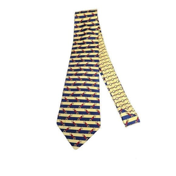Tommy Hilfiger Vintage Silk Long Necktie - Picture 4 of 7